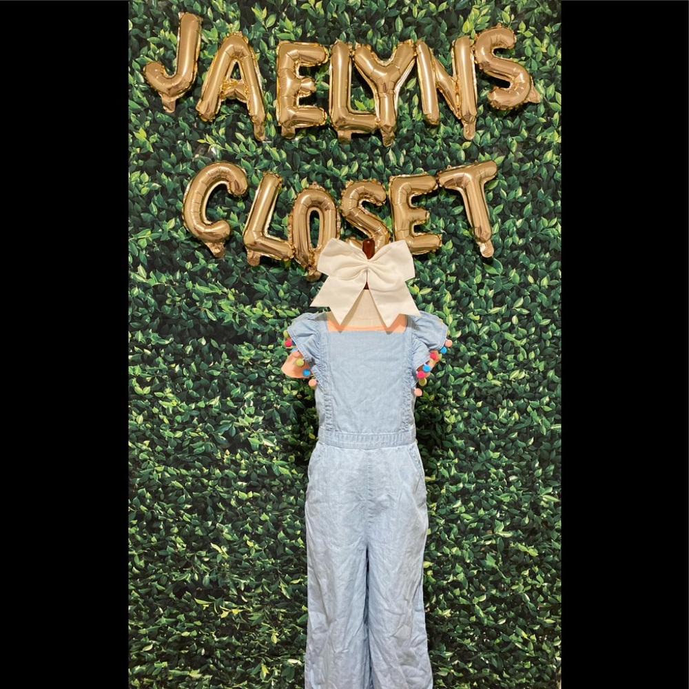 Jean jumpsuit with undershirt